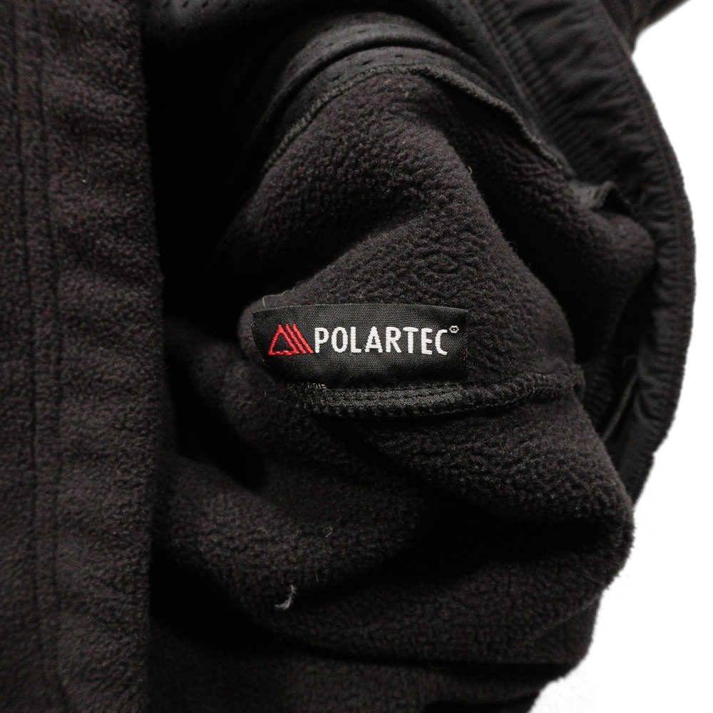 VINTAGE LL BEAN Men's L Black Polartec Full Zip Fleece Outdoor Winter Jacket - Picture 5 of 7